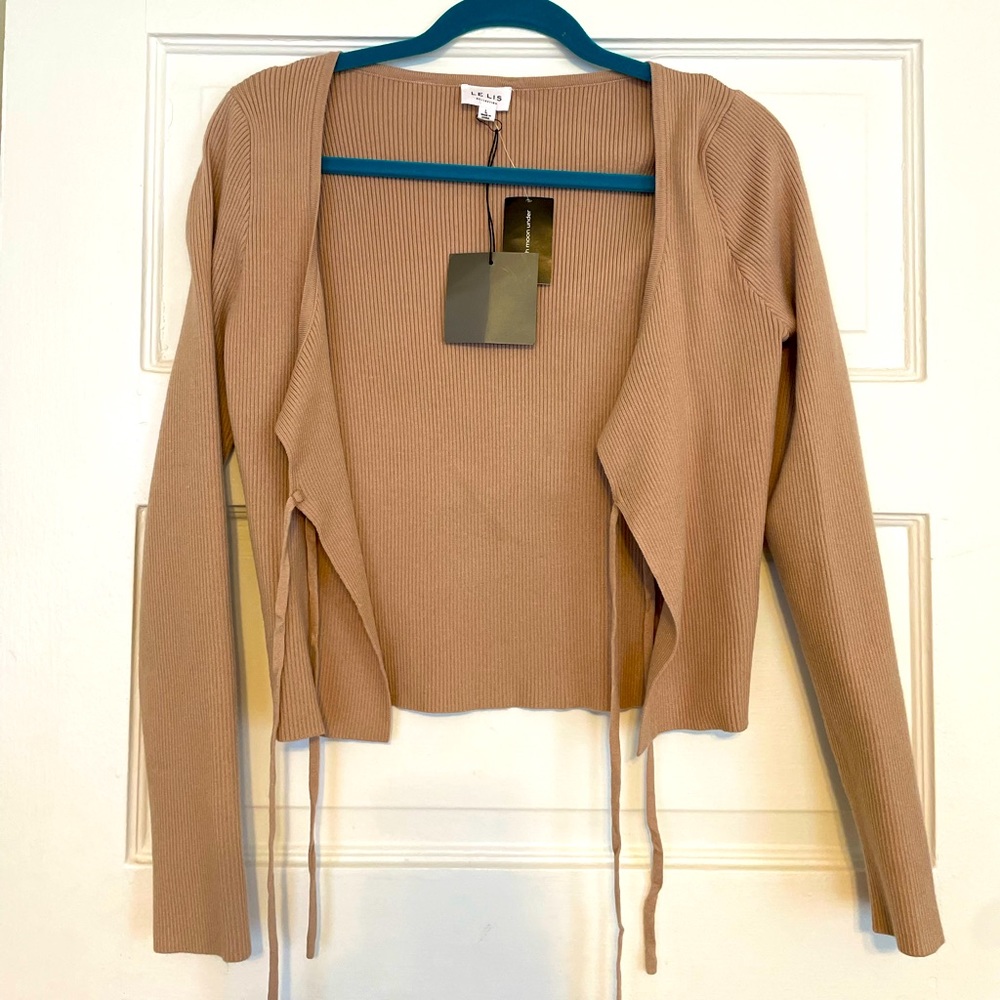 Le Lis open tie cardigan